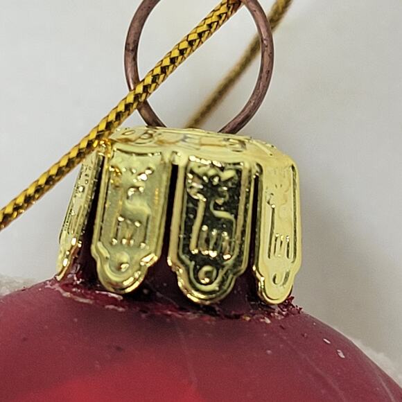 2001 Warner Bros. Merry Christmas Ornament Vintage Glass Character Red Pink 5” - Picture 16 of 16